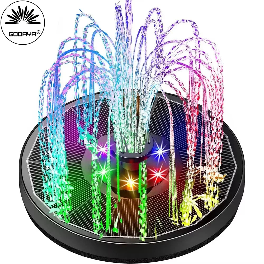 Solar Light Water Fountain - Outdoor Garden Bird Bath Decor